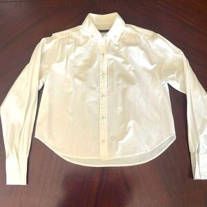 Women’s cropped Dress shirt from Harvey Faircloth size 2